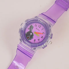 Kids Character Analogue Watch Purple