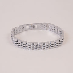 Mens Silver Chain Bracelet 12mm