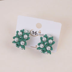 Trendy Woman's Earring Green