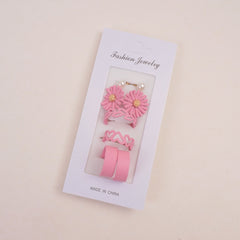 Woman's Earring 8pcs Set Light Pink