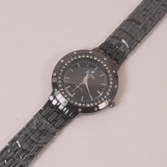 Woman Chain Wrist Watch Black