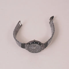 Woman Chain Wrist Watch Black