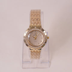 Woman Chain Wrist Watch Golden