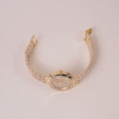 Woman Chain Wrist Watch Golden
