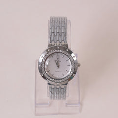 Woman Chain Wrist Watch Silver