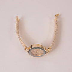 Woman Chain Wrist Watch Golden