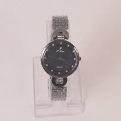 Woman Chain Wrist Watch Black