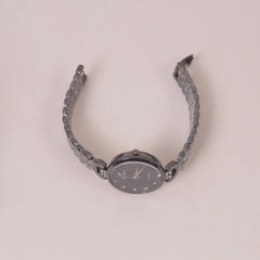 Woman Chain Wrist Watch Black