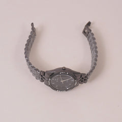 Woman Chain Wrist Watch Black