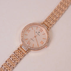 Woman Chain Wrist Watch Rosegold