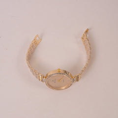 Woman Chain Wrist Watch Golden