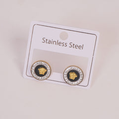 Branded Earring For Woman Black