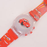 Kids Character Spinner Digital Wrist Watch Red C
