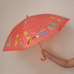 KIDS Character Umbrella Red