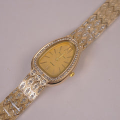 Woman Chain Watch Golden