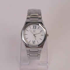 Mens Chain Wrist Watch Silver