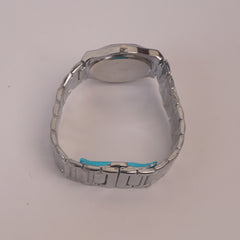 Mens Chain Wrist Watch Silver