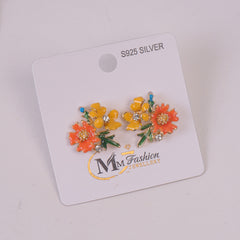 Woman's Traditional Earring Orange