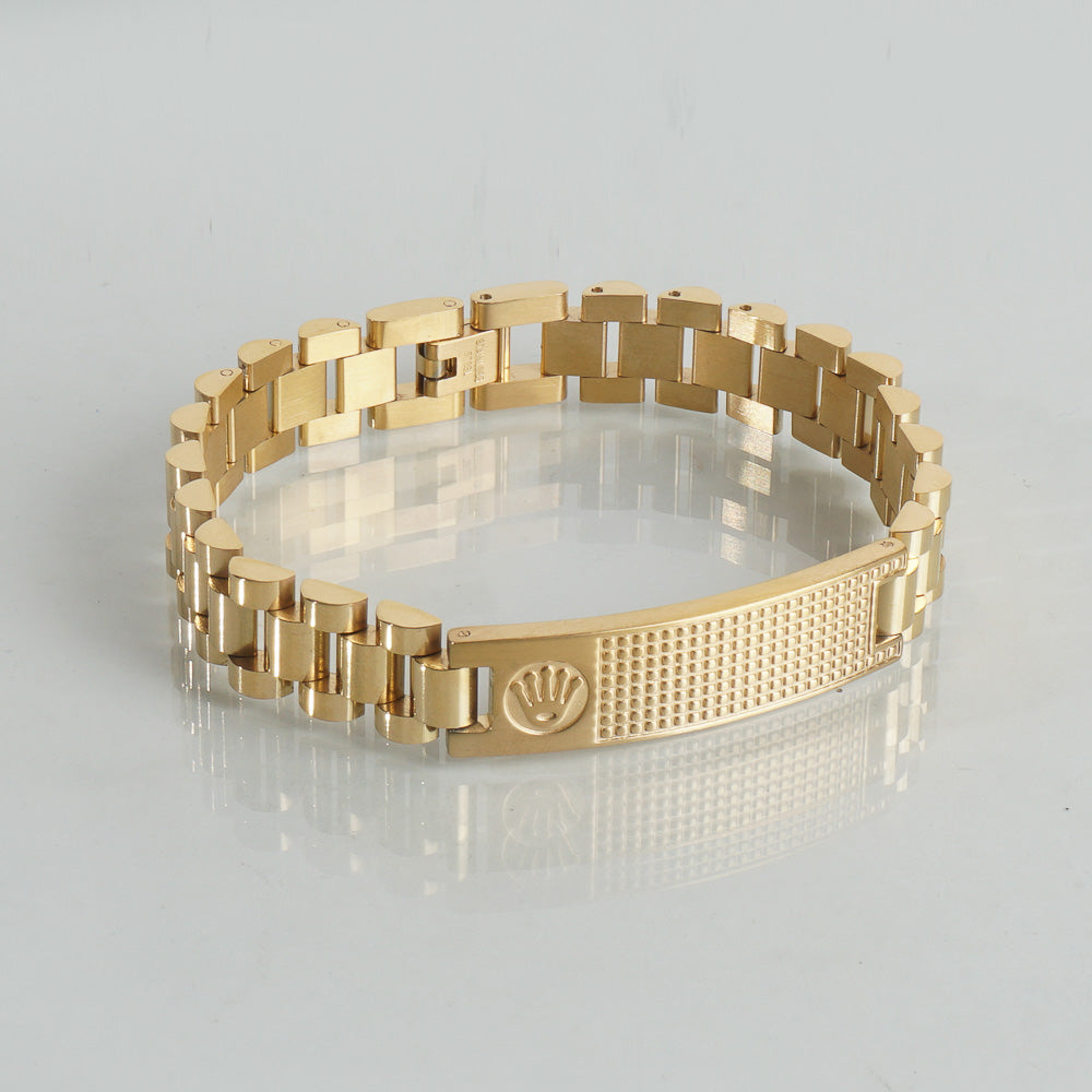 Mens Golden Chain Bracelet R