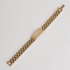 Mens Golden Chain Bracelet R