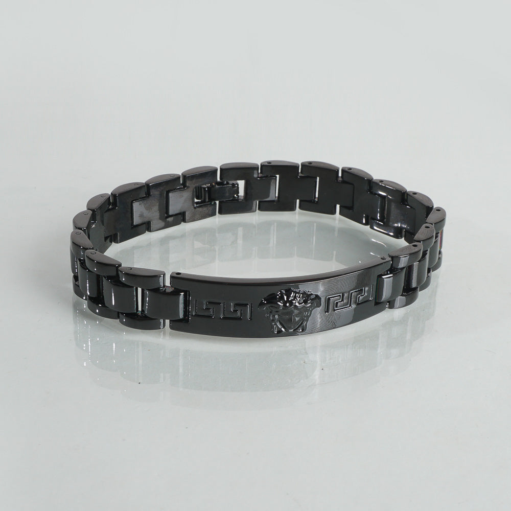 Mens Black Chain Bracelet V