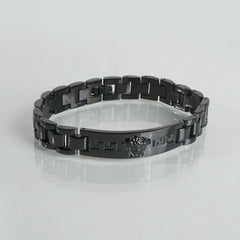 Mens Black Chain Bracelet V