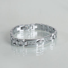 Mens Silver Chain Bracelet V