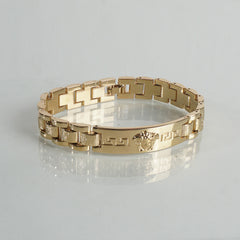 Mens Golden Chain Bracelet V