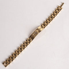 Mens Golden Chain Bracelet V
