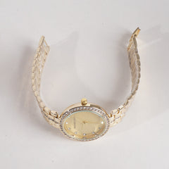 Womens Golden Chain Wrist Watch MK