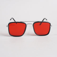KIDS Metal Sunglasses Frame Red Shade