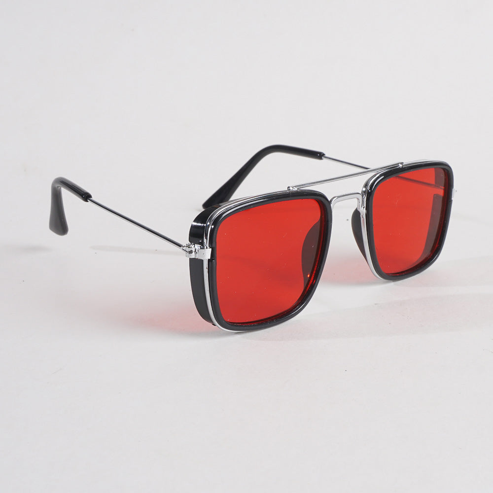 KIDS Metal Sunglasses Frame Red Shade