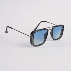 KIDS Metal Sunglasses Frame L-Blue Shade