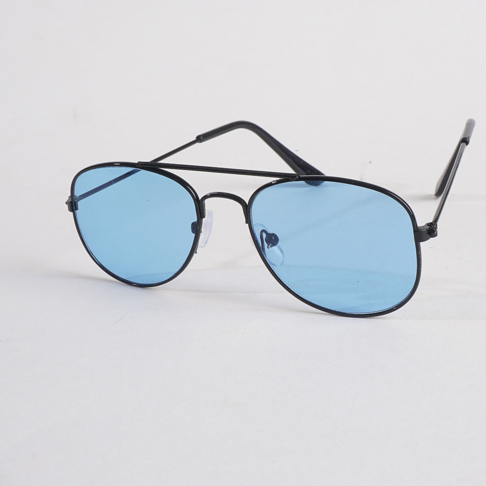 KIDS Metal Sunglasses Frame L-Blue Shade