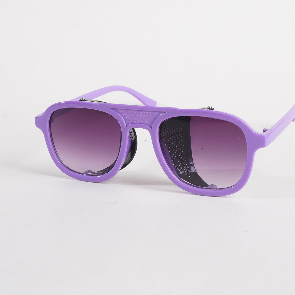 KIDS Sunglasses Purple Frame Black Shade