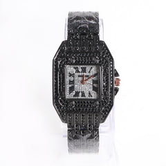 Women Stylish Chain Wrist Watch BlacK