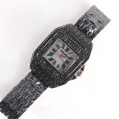 Women Stylish Chain Wrist Watch BlacK