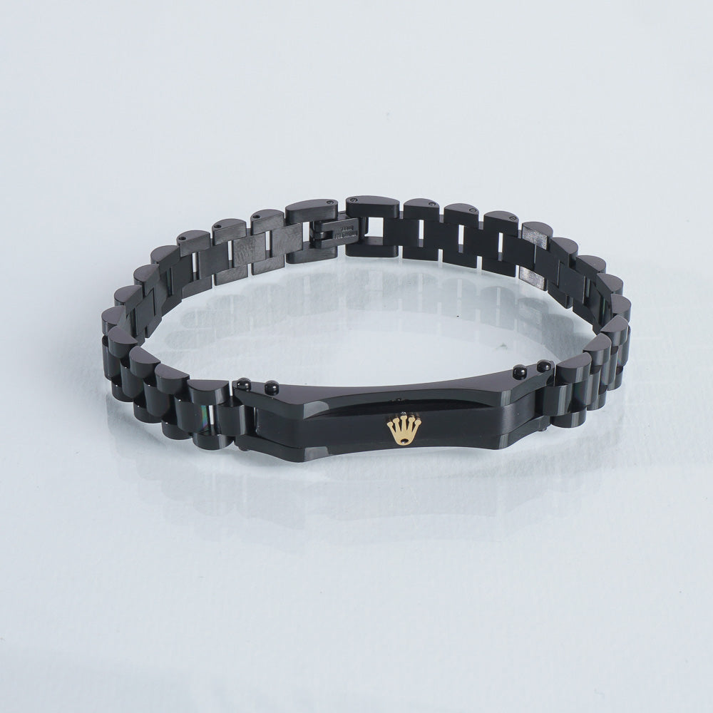 Mens Black Chain Bracelet R