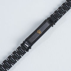 Mens Black Chain Bracelet R