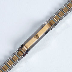 Two Tone Mens Chain Bracelet R