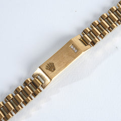 Mens Golden Chain Bracelet R