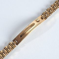 Mens Golden Chain Bracelet R