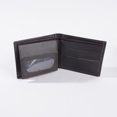 Genuine leather Wallet For Men Dark Brown