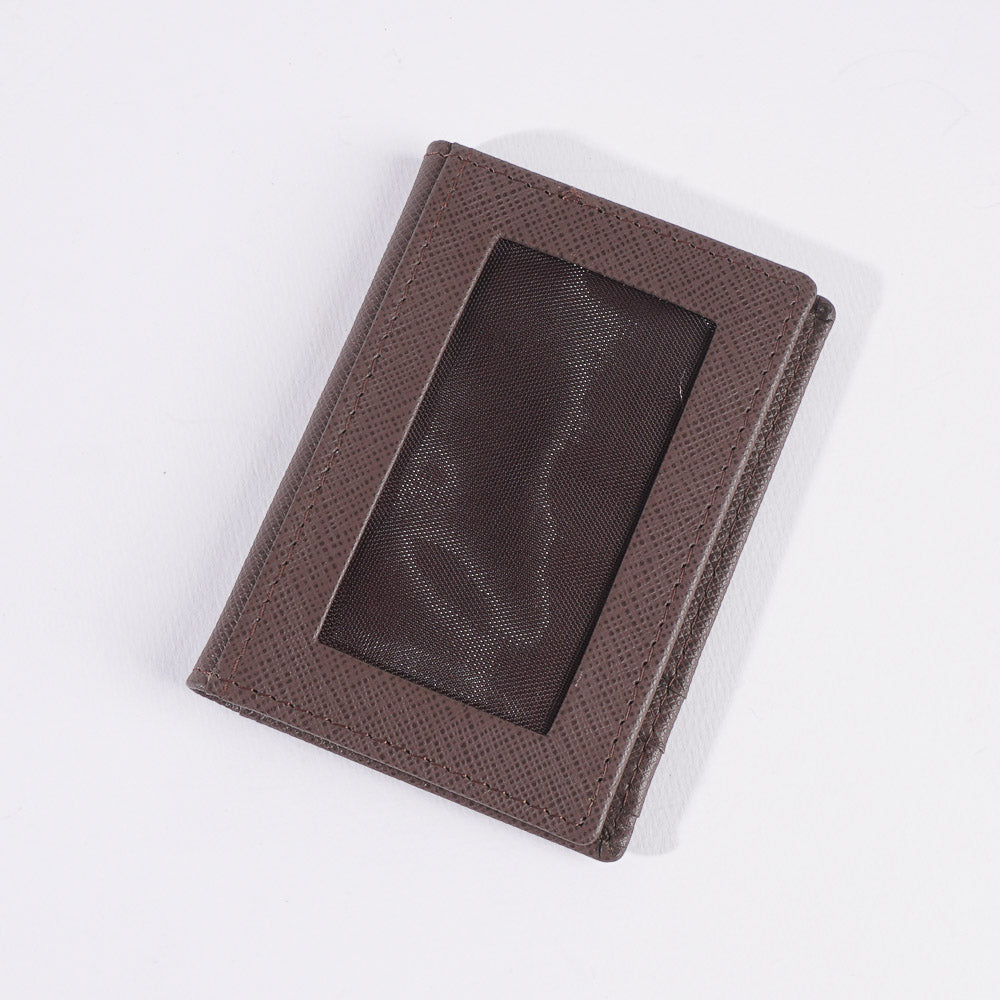 Genuine Leather Bifold Slim Credit Card Holder