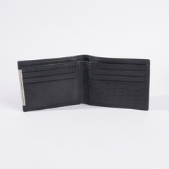 Genuine leather Wallet For Men Black White
