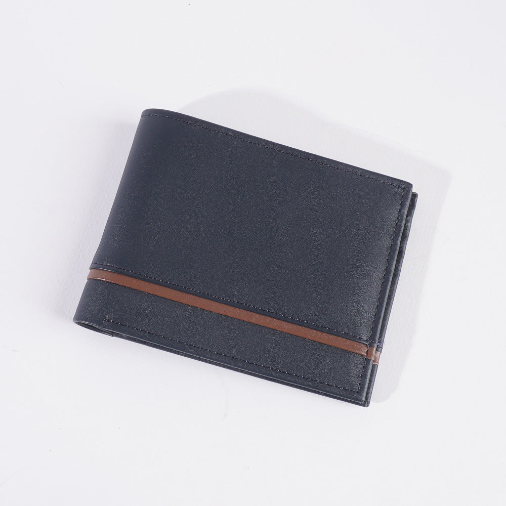 Genuine leather Wallet For Men Blue