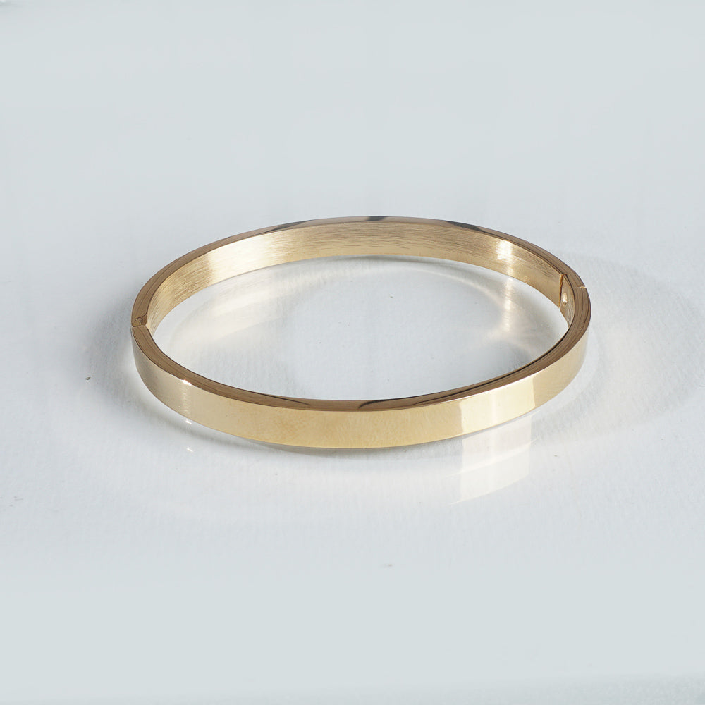 Plain Golden Branded Kara For Men & Women