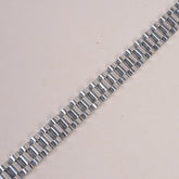 Mens Sliver Chain Bracelet 12mm