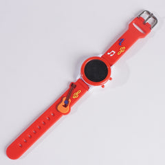 Digital LED KIDS Wrist Watch Red Music