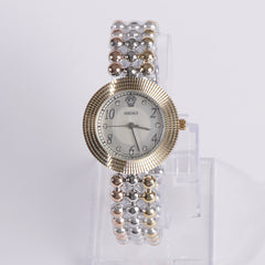Two Tone Womens Chain Watch